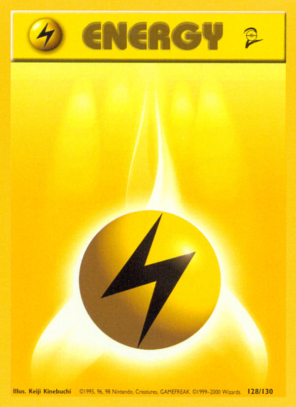 Lightning Energy — Base Set 2 #128/130