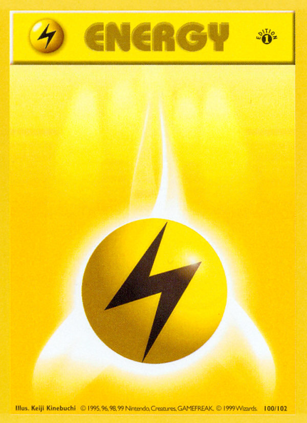 Lightning Energy — Base Set #100/102