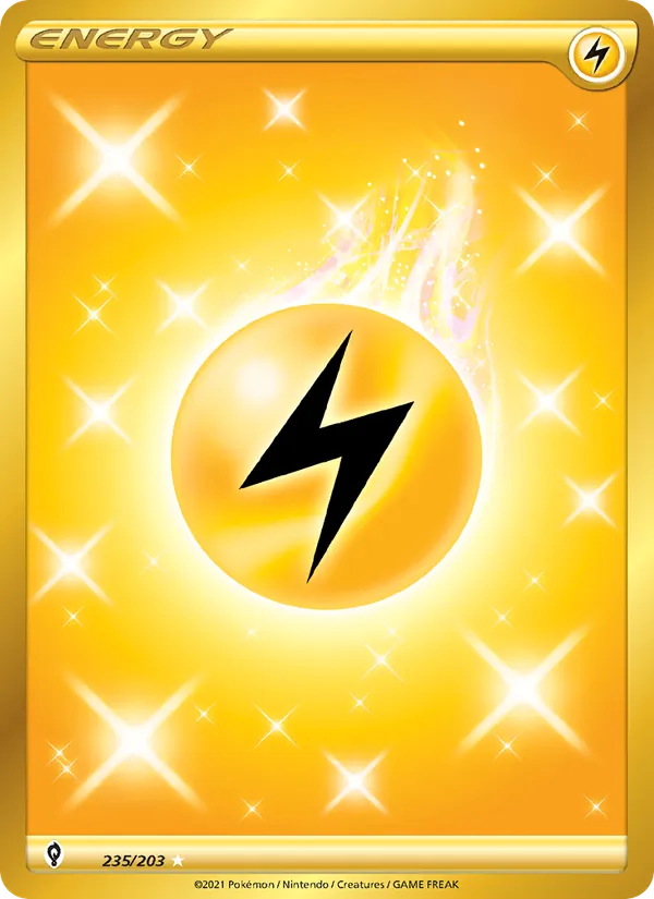 Lightning Energy (Secret) — SWSH07: Evolving Skies #235/203