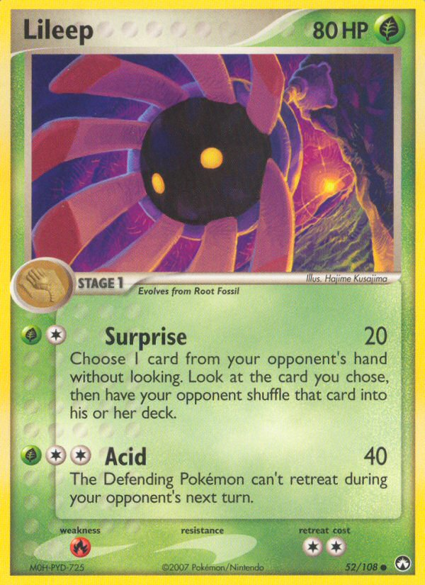 Lileep — Power Keepers #52/108