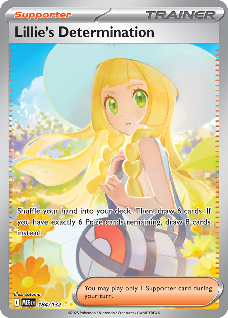 Lillie's Determination — ME01: Mega Evolution #184/132