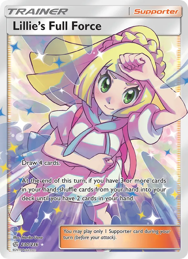 Lillie's Full Force (Full Art) — SM - Cosmic Eclipse #230/236
