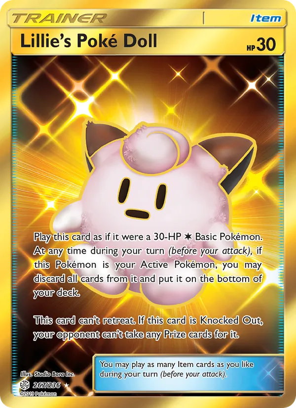 Lillie's Poke Doll (Secret) — SM - Cosmic Eclipse #267/236