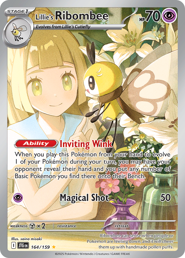 Lillie's Ribombee — SV09: Journey Together #164/159