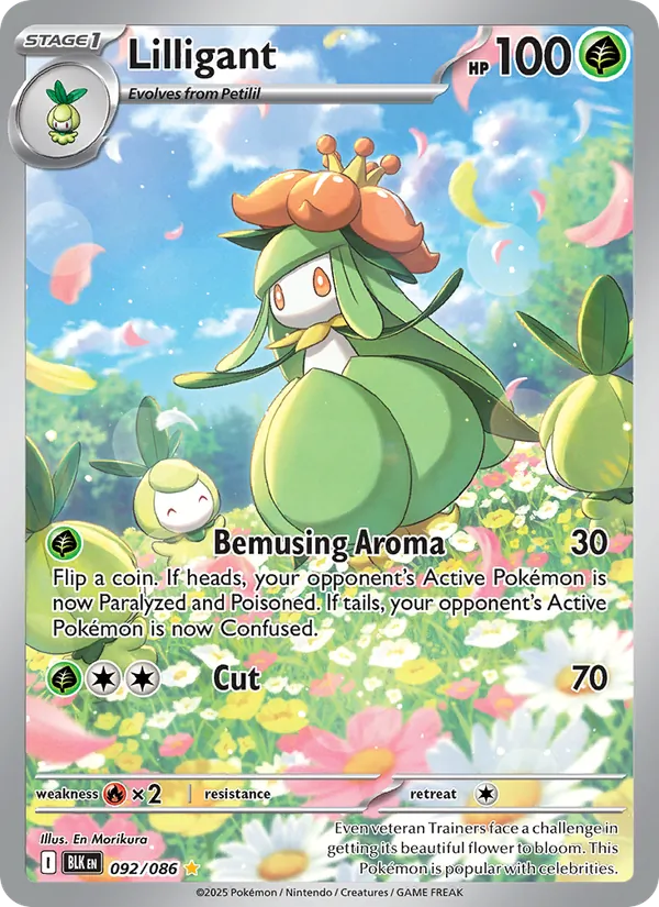 Lilligant — SV: Black Bolt #092/086