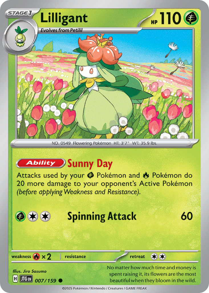 Lilligant — SV09: Journey Together #007/159