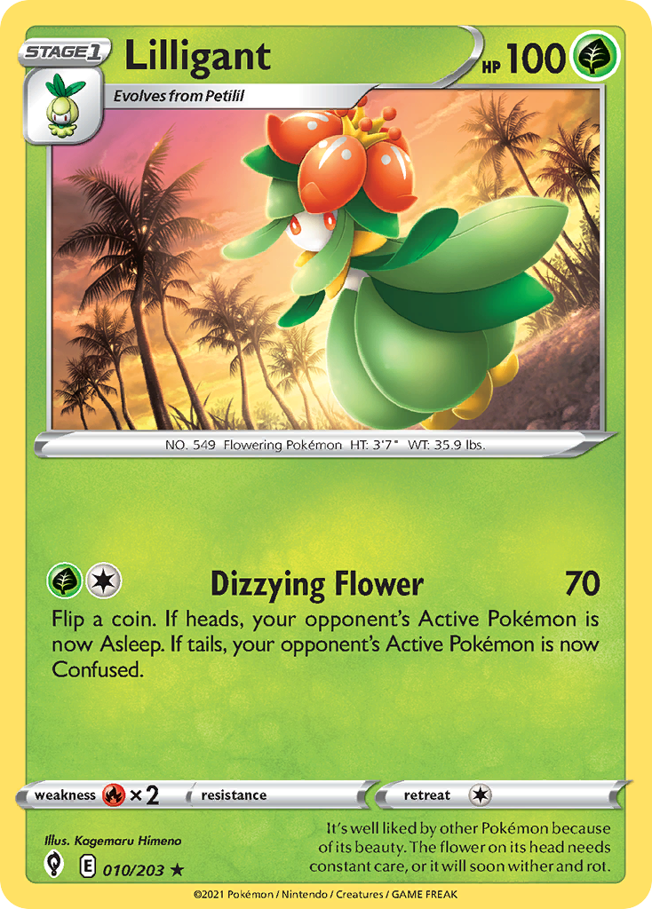 Lilligant — SWSH07: Evolving Skies #010/203