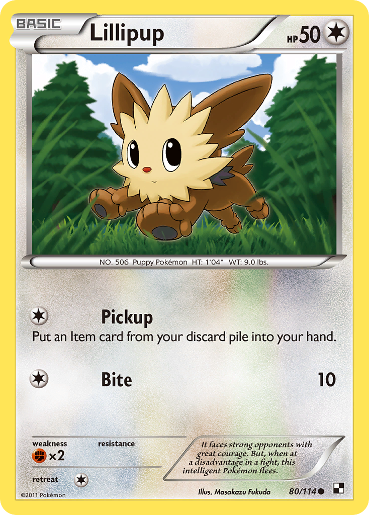 Lillipup (80) — Black and White #80/114