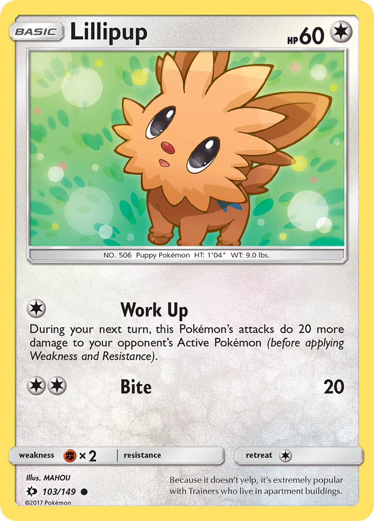 Lillipup — SM Base Set #103/149