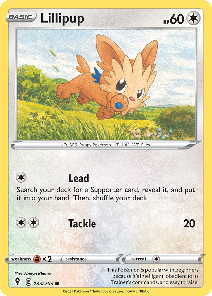 Lillipup — SWSH07: Evolving Skies #133/203