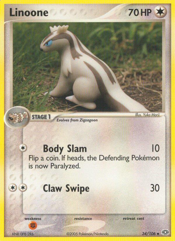 Linoone — Emerald #34/106