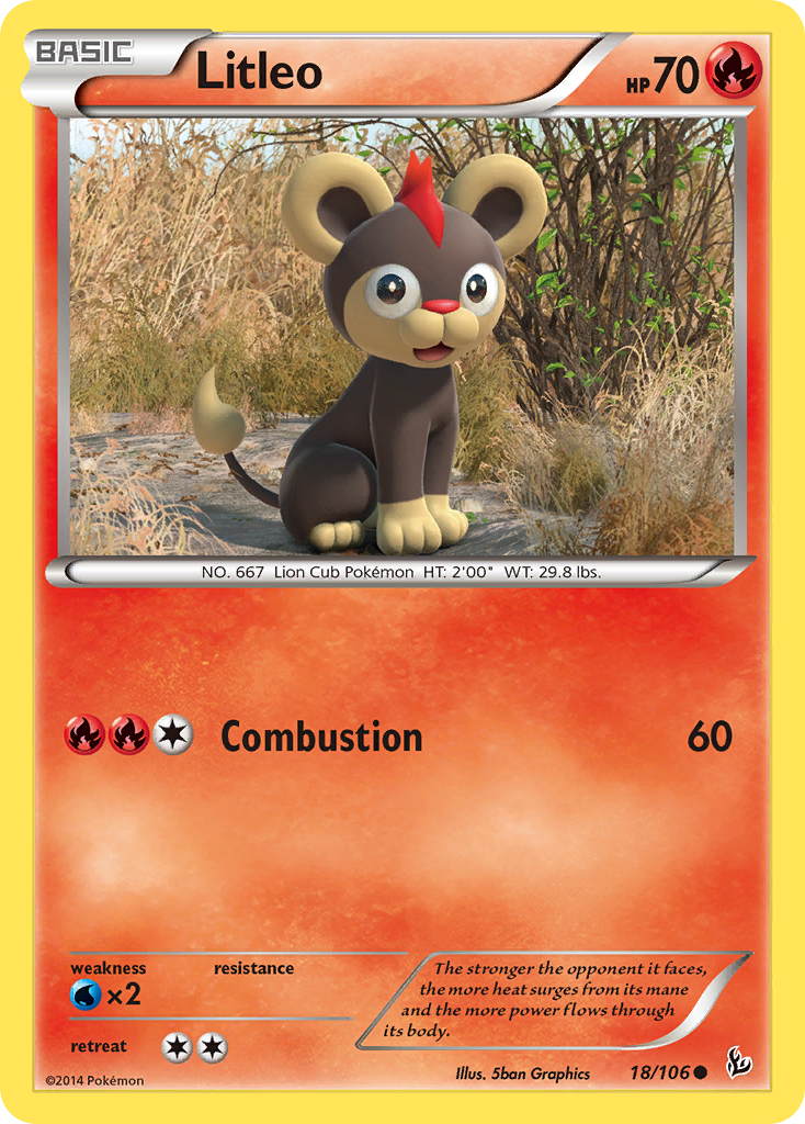 Litleo (18) — XY - Flashfire #18/106