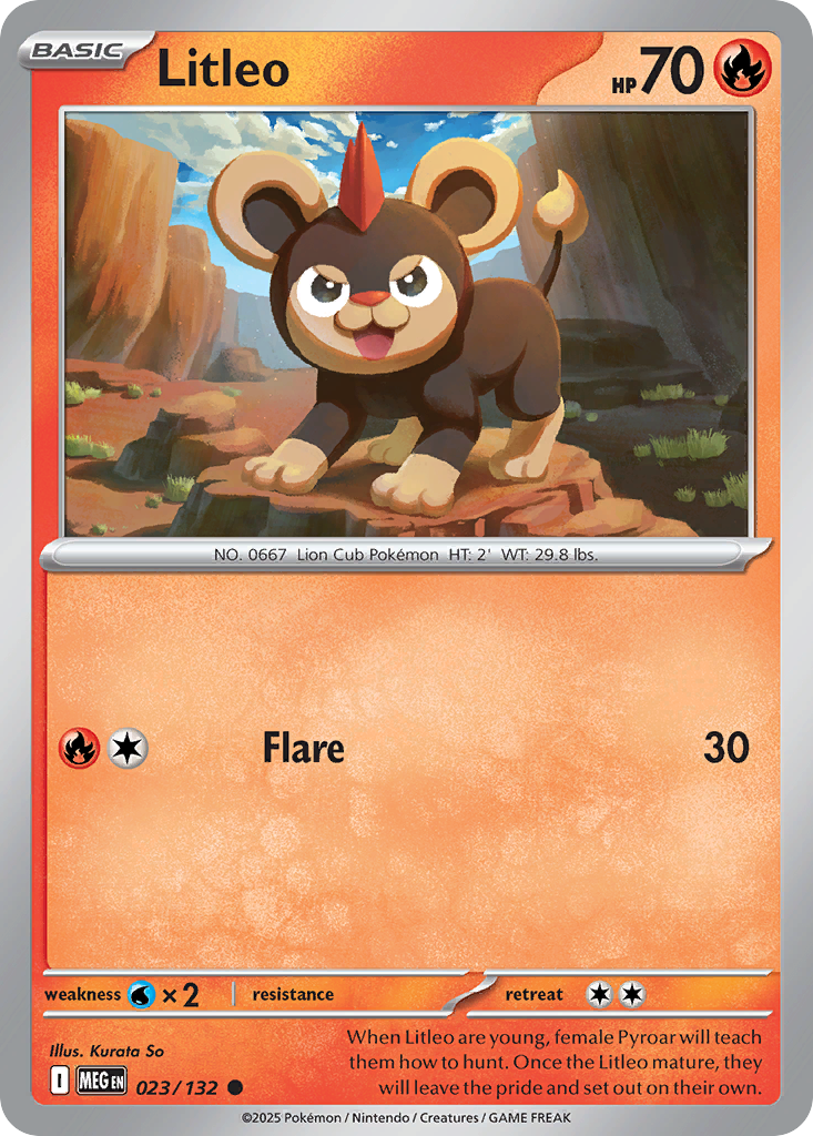Litleo — ME01: Mega Evolution #023/132