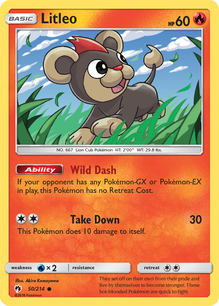 Litleo — SM - Lost Thunder #50/214