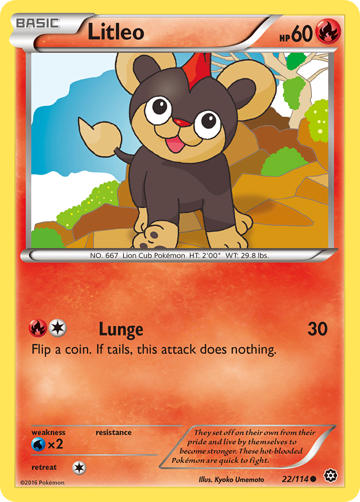 Litleo — XY - Steam Siege #22/114