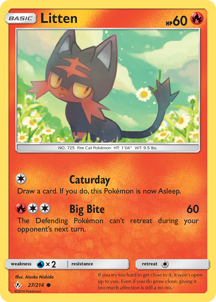 Litten (27) — SM - Unbroken Bonds #27/214
