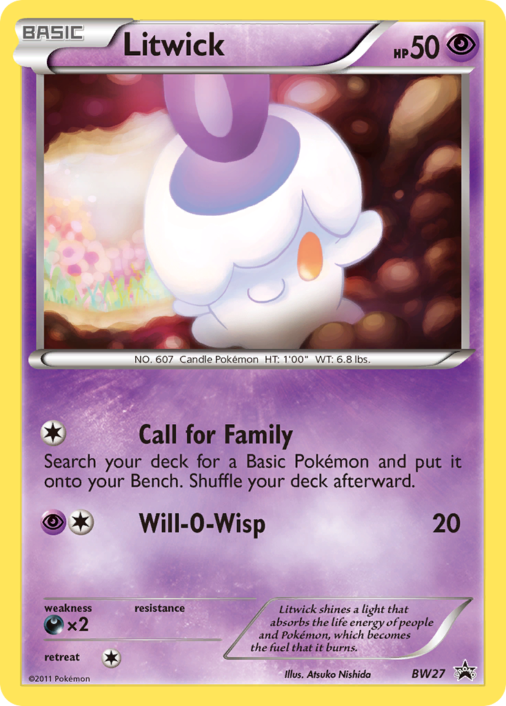 Litwick — Black and White Promos #BW27