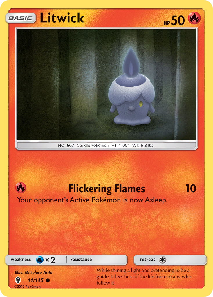 Litwick — SM - Guardians Rising #11/145