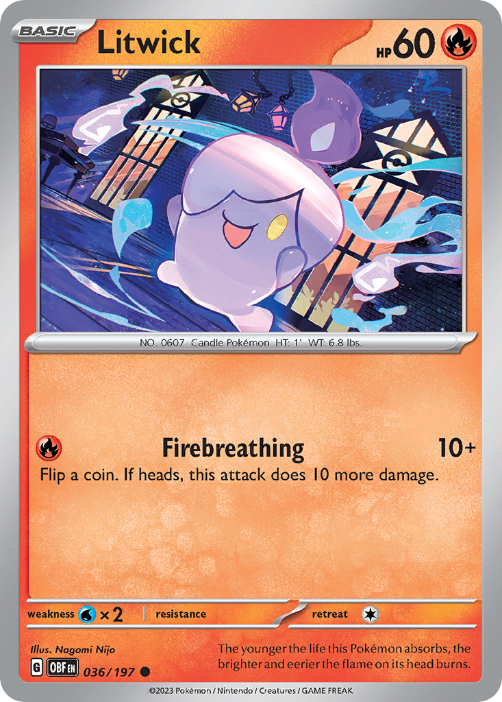 Litwick — SV03: Obsidian Flames #036/197