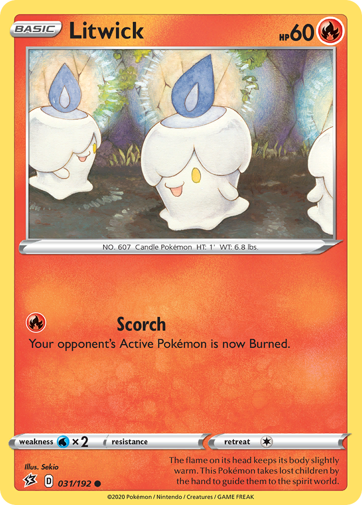 Litwick — SWSH02: Rebel Clash #031/192