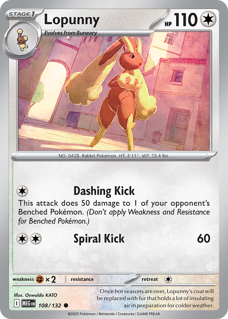 Lopunny — ME01: Mega Evolution #108/132