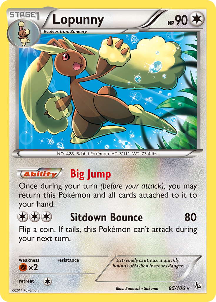 Lopunny — XY - Flashfire #85/106