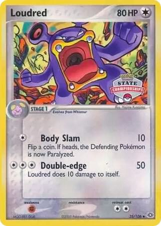 Loudred 35/106 (State Championships) — League & Championship Cards #035/106