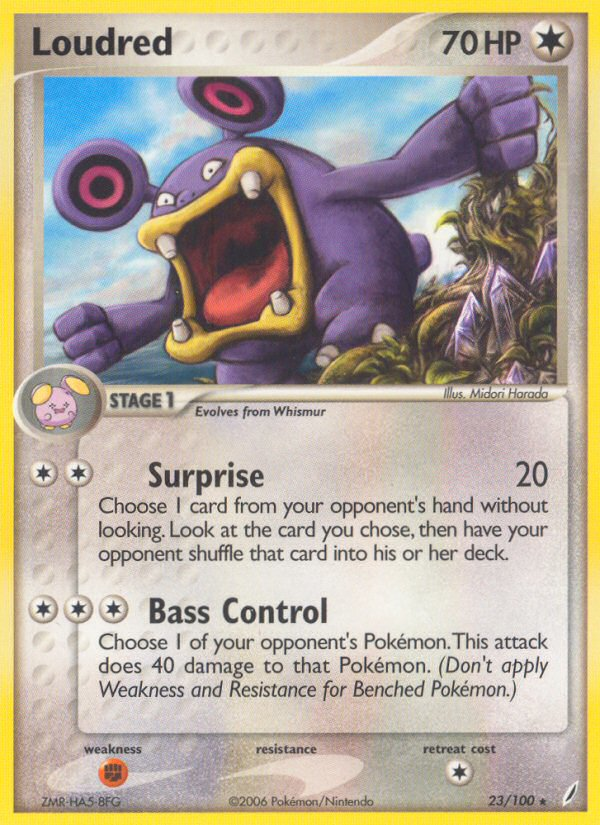 Loudred — Crystal Guardians #23/100