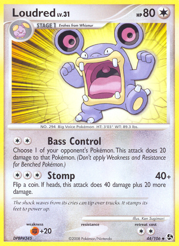 Loudred — Great Encounters #44/106