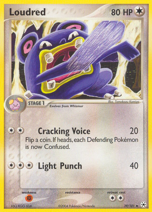 Loudred — Hidden Legends #39/101