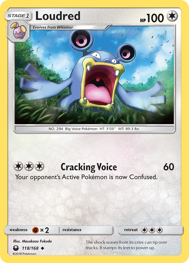 Loudred — SM - Celestial Storm #118/168