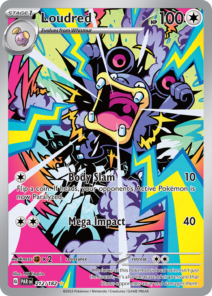 Loudred — SV04: Paradox Rift #212/182
