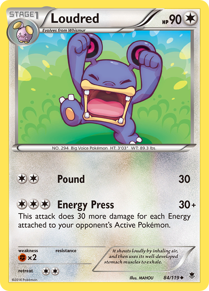 Loudred — XY - Phantom Forces #84/119