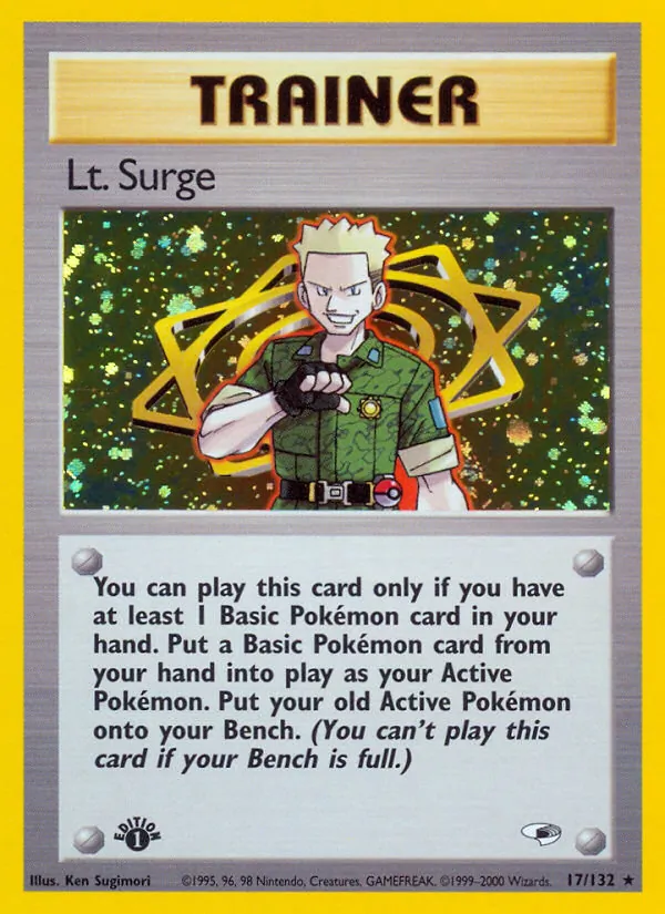 Lt. Surge (17) — Gym Heroes #017/132