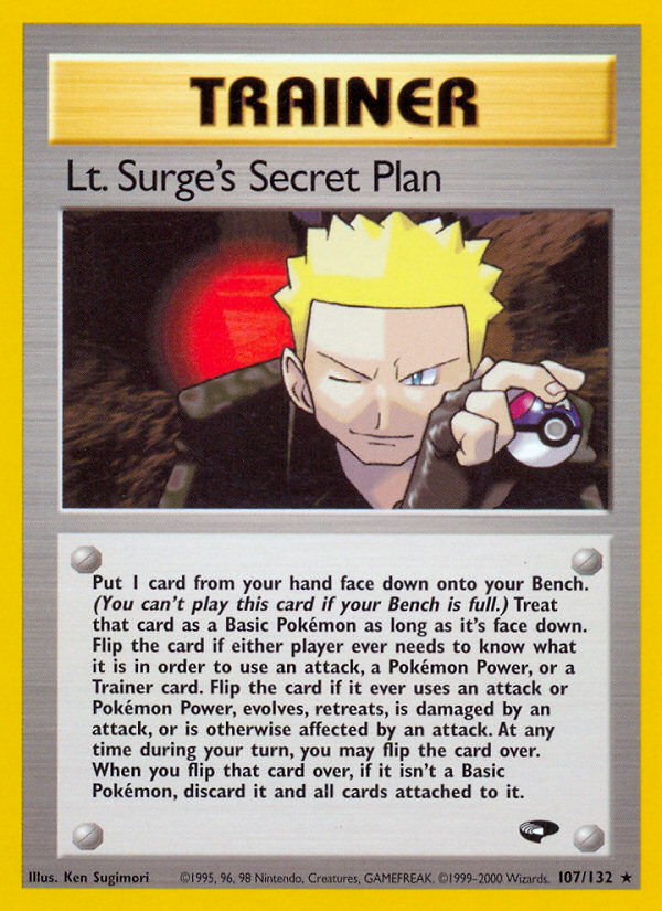 Lt. Surge's Secret Plan — Gym Challenge #107/132