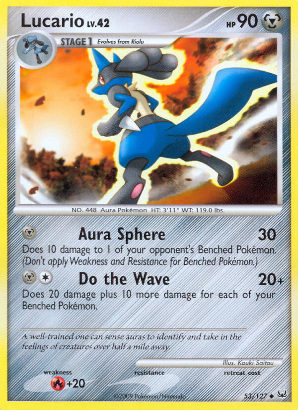 Lucario — Diamond and Pearl Promos #53/127
