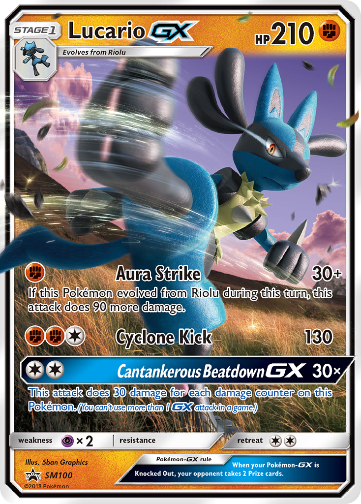 Lucario GX — Jumbo Cards #SM100