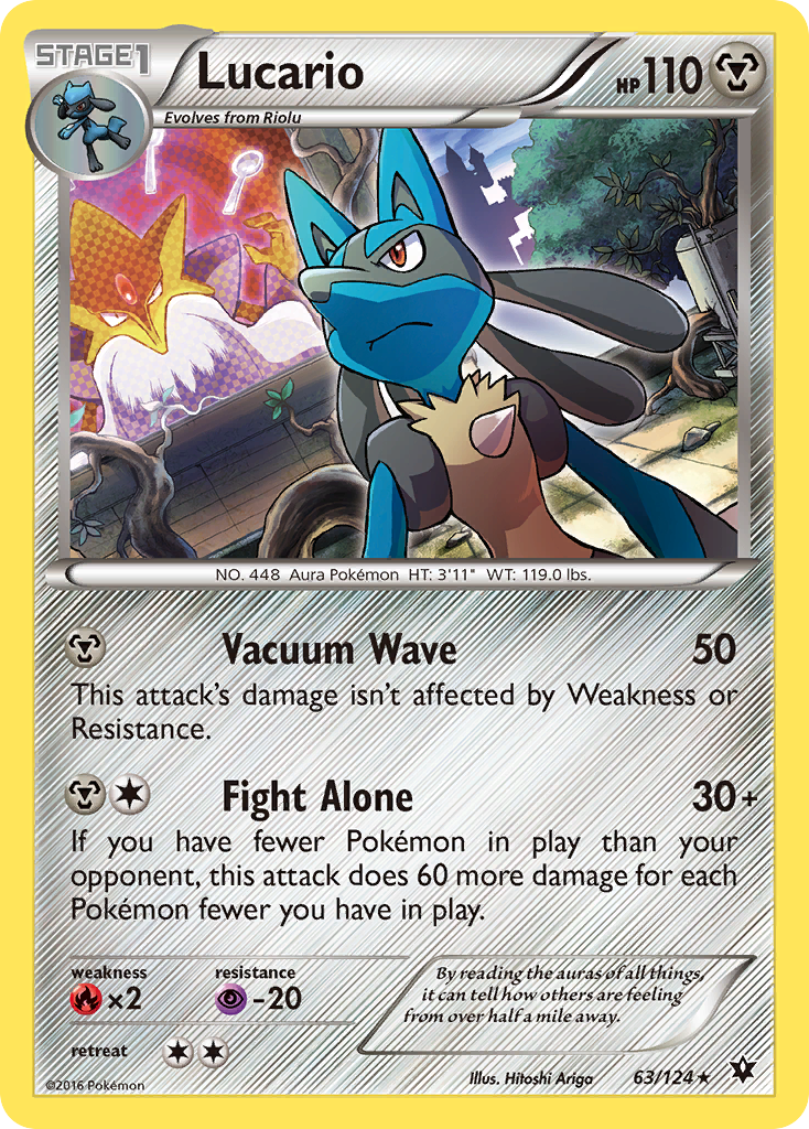 Lucario — League & Championship Cards #063/124