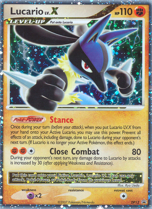 Lucario LV.X — Diamond and Pearl Promos #DP12