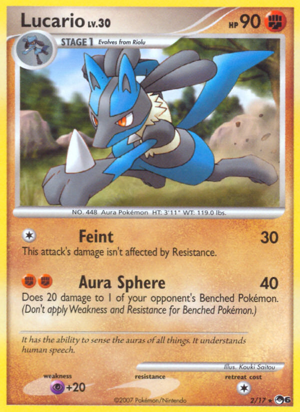 Lucario — POP Series 6 #002/017