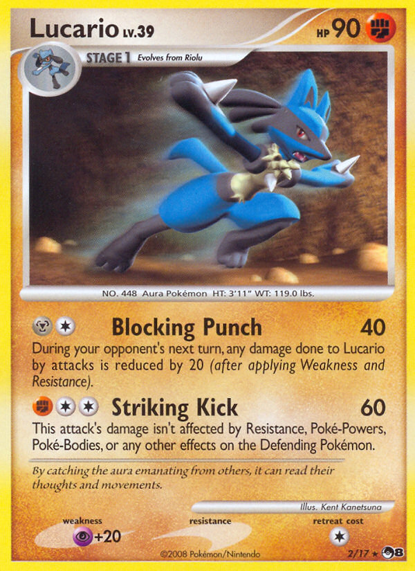Lucario — POP Series 8 #002/017