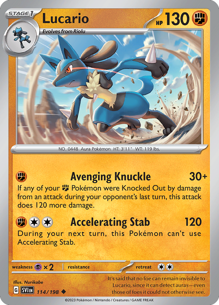 Lucario — Prize Pack Series Cards #114/198