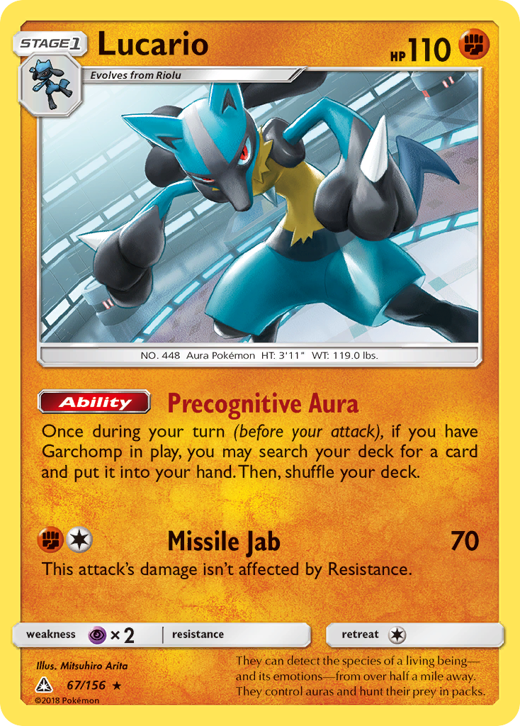 Lucario — SM - Ultra Prism #67/156