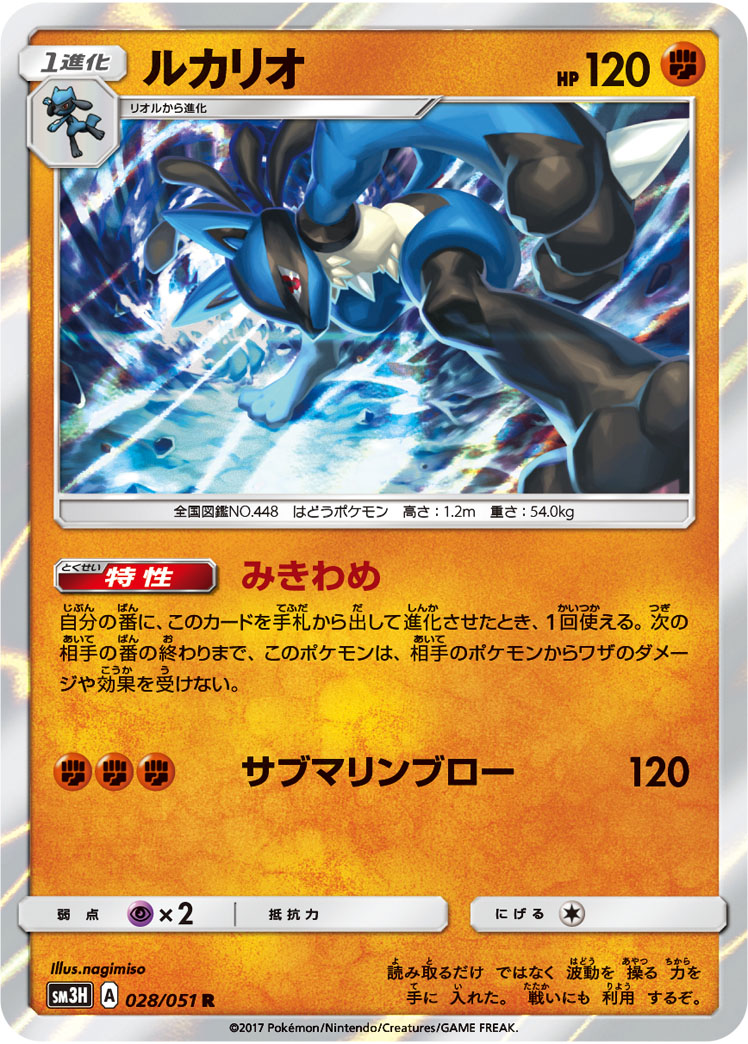 Lucario — SM3H: To Have Seen the Battle Rainbow #028/051