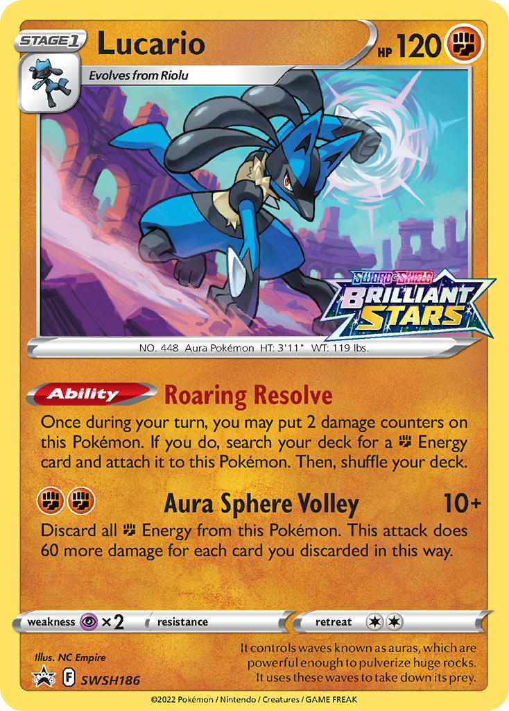 Lucario — SWSH: Sword & Shield Promo Cards #SWSH186