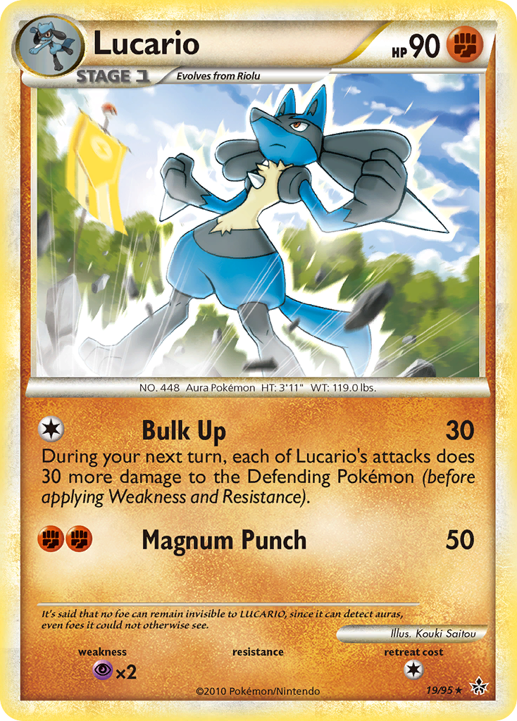 Lucario — Unleashed #19/95