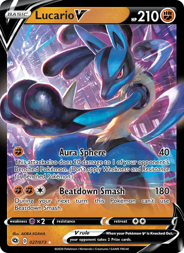 Lucario V — Deck Exclusives #27/73