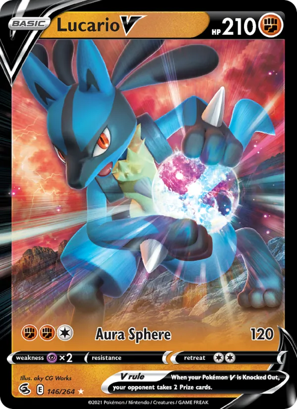 Lucario V — Jumbo Cards #146/264