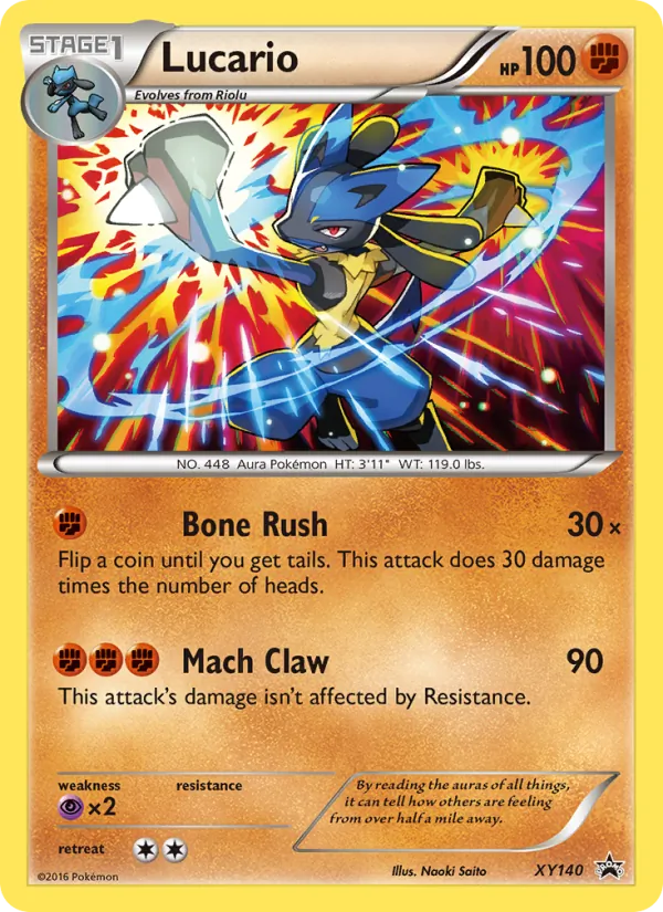Lucario — XY Promos #XY140