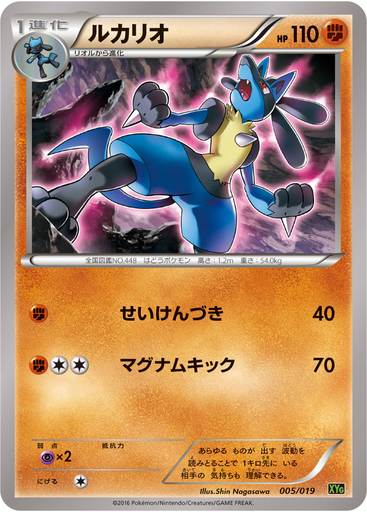 Lucario — XYG: Zygarde-EX Perfect Battle Deck #005/019